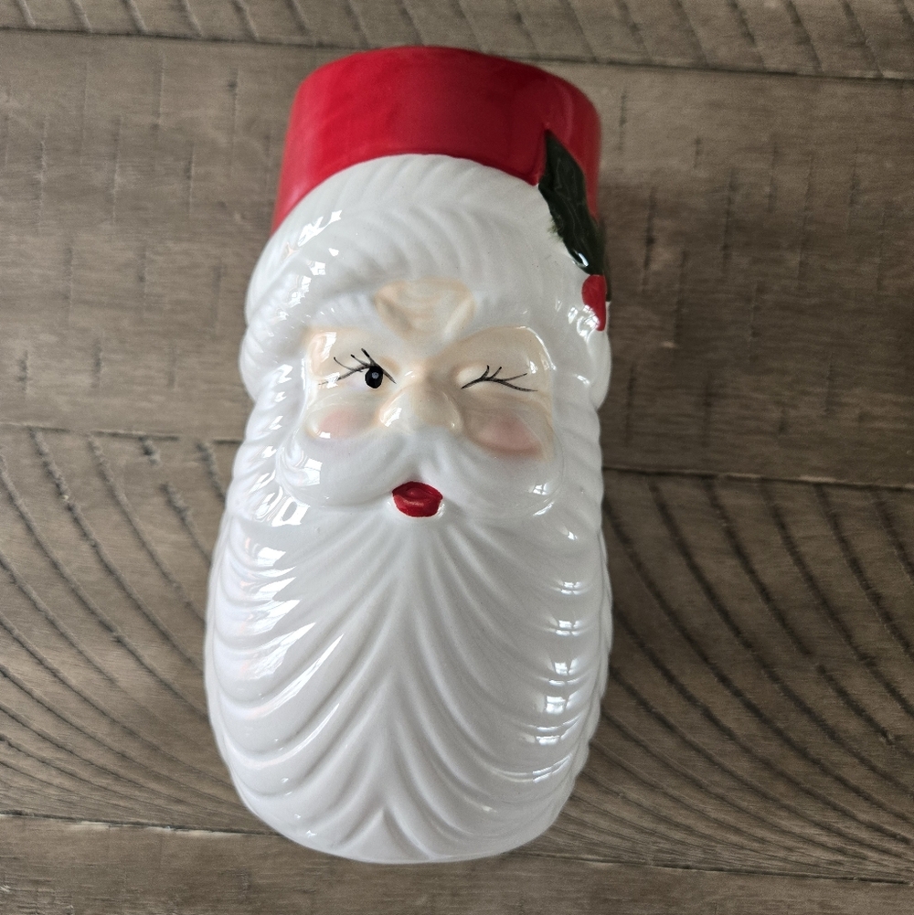Santa Floral Vase